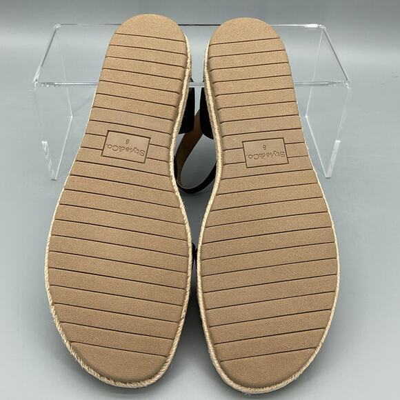 NEW Style & Co Women’s Peggyy Ankle Strap Espadrille Flat Sandals Black Size 8M - Picture 8 of 10